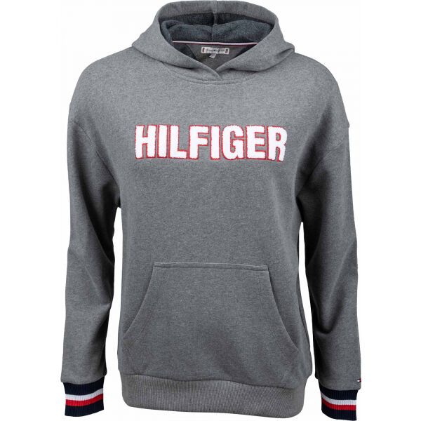 Tommy Hilfiger Tommy Hilfiger OH HOODIE Дамски суитшърт, сиво, размер M
