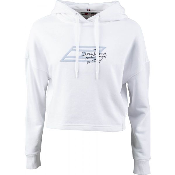 Tommy Hilfiger Tommy Hilfiger REGULAR DREAM HOODIE LS Дамски суитшърт, бяло, размер M