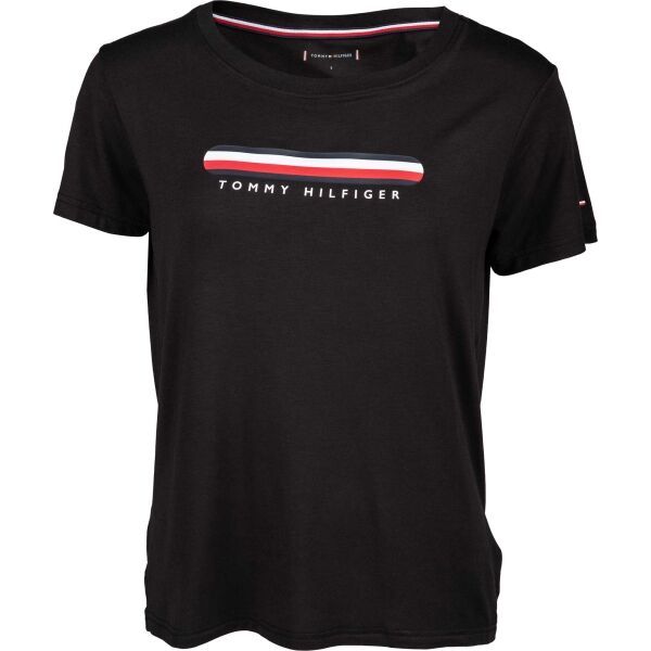 Tommy Hilfiger Tommy Hilfiger SS TEE Дамска тениска, черно, размер XS