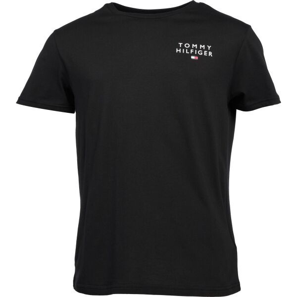 Tommy Hilfiger Tommy Hilfiger TH ORIGINAL-CN SS TEE LOGO Мъжка тениска, черно, размер L