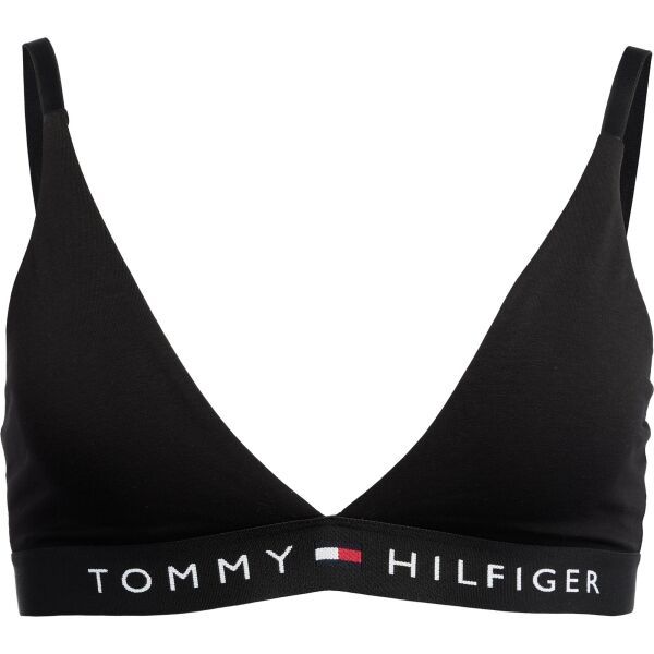 Tommy Hilfiger Tommy Hilfiger TH ORIGINAL-UNLINED TRIANGLE Дамско спортно бюстие, черно, размер XS