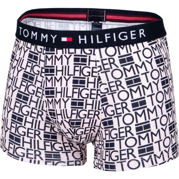 Tommy Hilfiger Tommy Hilfiger TRUNK PRINT Мъжки боксерки, бяло, размер S