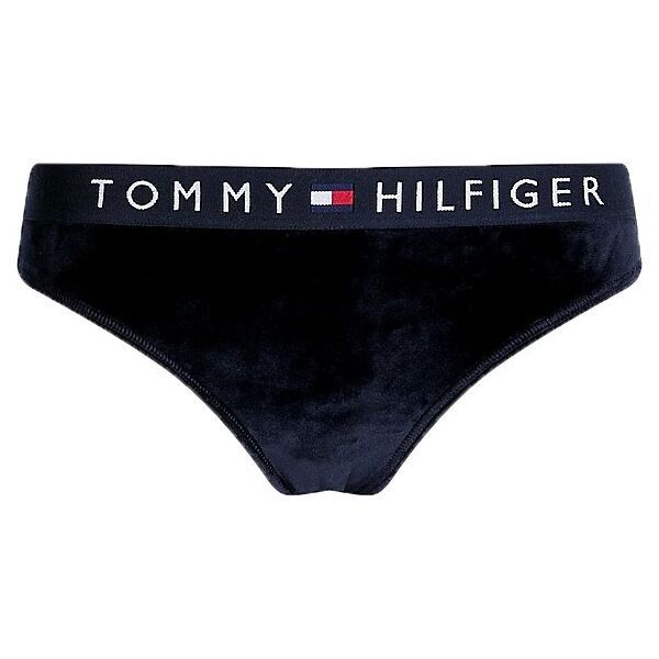 Tommy Hilfiger Tommy Hilfiger VEL-BIKINI VELOUR Дамски бикини, черно, размер XS