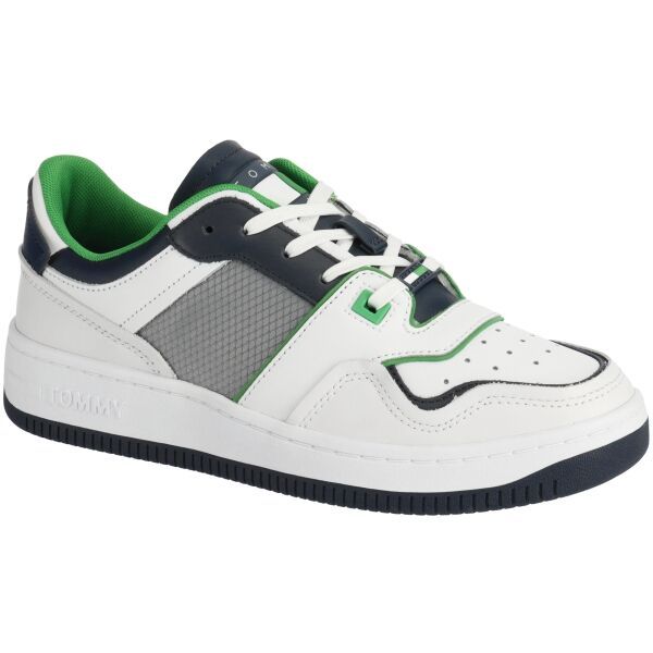Tommy Hilfiger Tommy Hilfiger TOMMY JEANS BASKET MESH Мъжки ниски спортни обувки, бяло, размер