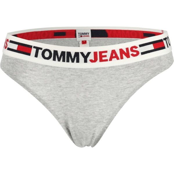 Tommy Hilfiger Tommy Hilfiger TOMMY JEANS ID-THONG Дамски бикини, сиво, размер