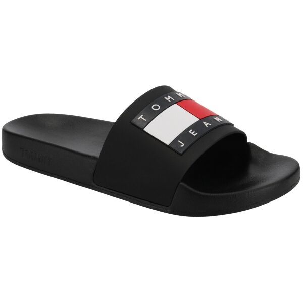 Tommy Hilfiger Tommy Hilfiger TOMMY JEANS POOL SLIDE ESS Мъжки чехли, черно, размер