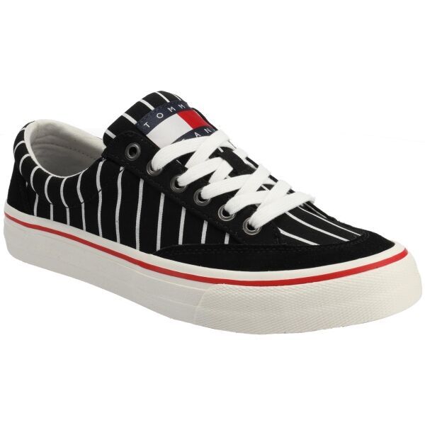 Tommy Hilfiger Tommy Hilfiger TOMMY JEANS SKATE CANVAS STRIPES Мъжки обувки за свободното време, черно, размер