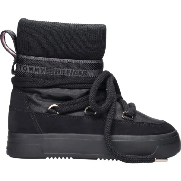 Tommy Hilfiger Tommy Hilfiger TOMMYTECH LOGOTAPE SNOWBOOT WARM Дамски ботуши за сняг, черно, размер