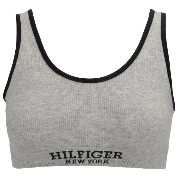 Tommy Hilfiger Tommy Hilfiger UNLINED BRALETTE Дамско спортно бюстие, сиво, размер