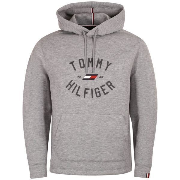 Tommy Hilfiger Tommy Hilfiger VARSITY GRAPHIC HOODY Мъжки суитшърт, сиво, размер