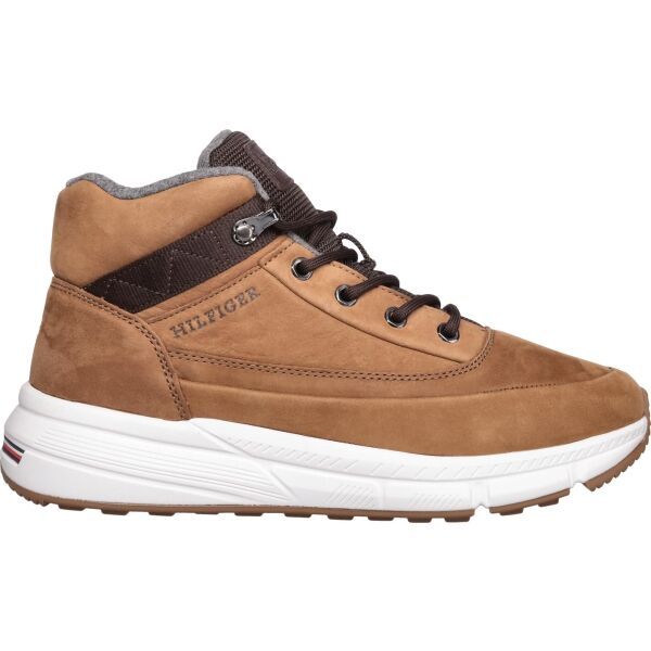 Tommy Hilfiger Tommy Hilfiger WARM NUBUCK HYBRID B Мъжки зимни обувки, кафяво, размер