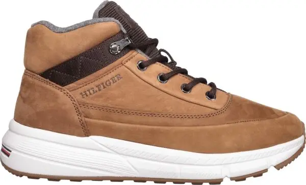 Tommy Hilfiger Tommy Hilfiger WARM NUBUCK HYBRID B Мъжки зимни обувки, кафяво, размер