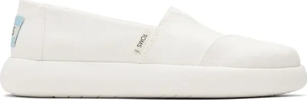 TOMS TOMS HERITAGE CANVAS WM ALPAMA SNEAK Дамски обувки без връзки, бяло, размер