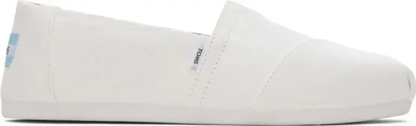 TOMS TOMS RECYCLED COT CAN WM ALPR Дамски еспадрили, бяло, размер