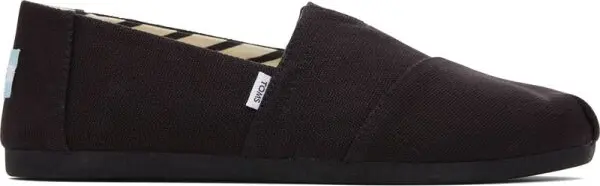 TOMS TOMS RECYCLED COT CAN WM ALPR Дамски еспадрили, черно, размер