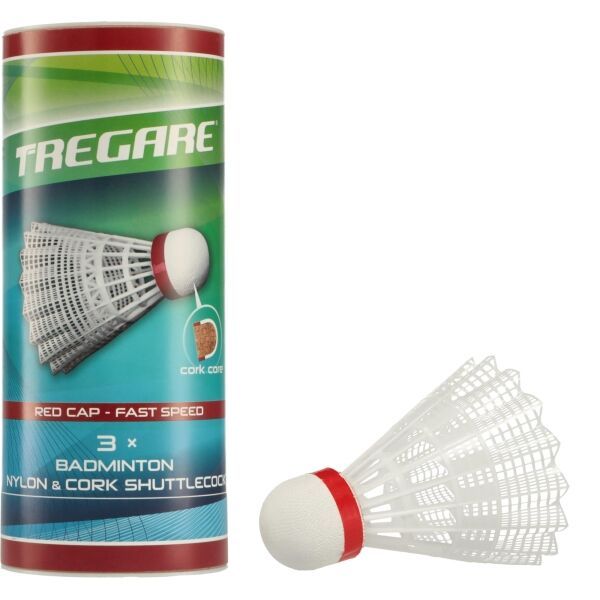 Tregare Tregare NSC 3 FAST WHITE Перце  за бадминтон, бяло, размер