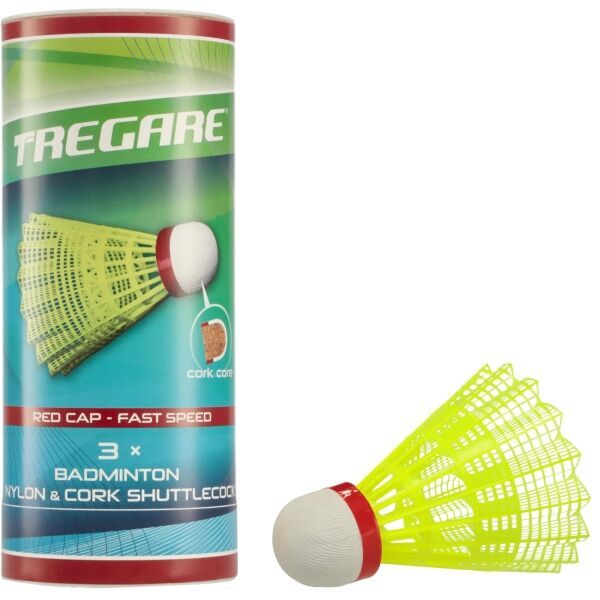 Tregare Tregare NSCW 3 FAST YELLOW Перце  за бадминтон, жълто, размер