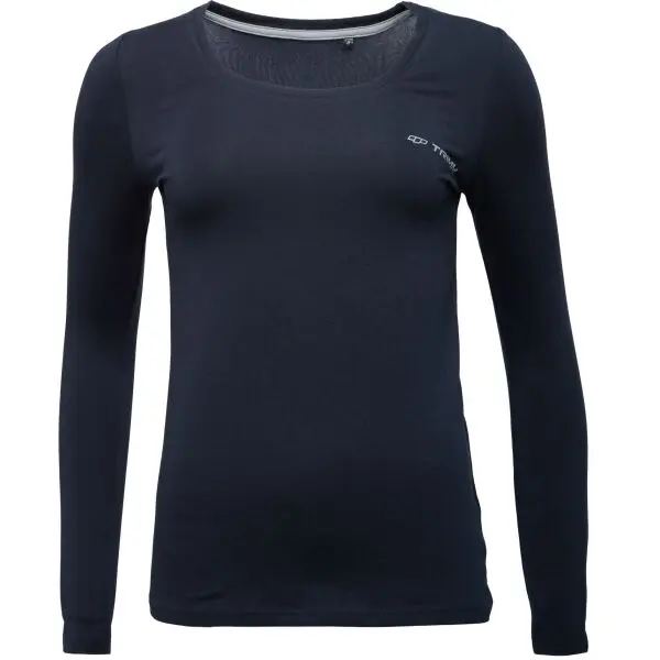 TRIMM TRIMM BRAVE LADY Дамска тениска с дълъг ръкав, тъмносин, размер