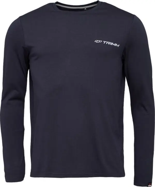 TRIMM TRIMM BRAVE Мъжка тениска с дълги ръкави, тъмносин, размер