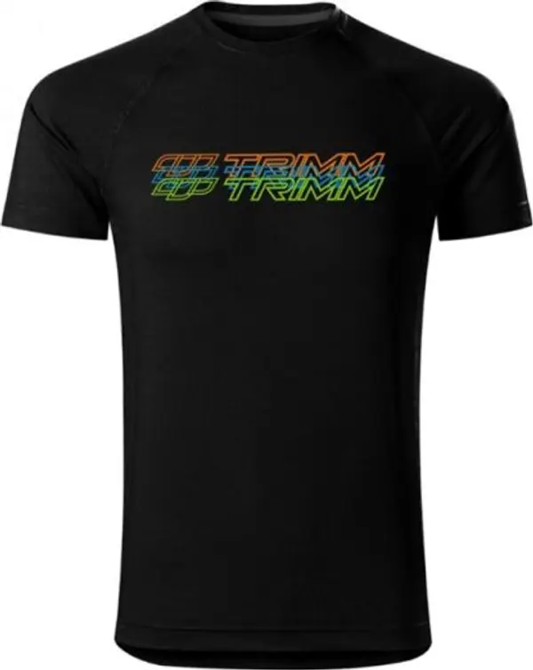 TRIMM TRIMM DESTINY Мъжка тениска, черно, размер XXXL