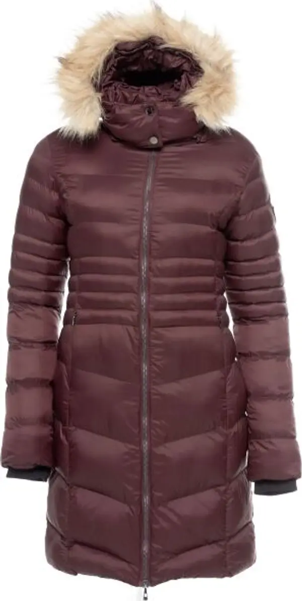 TRIMM TRIMM DORA Дамско дълго яке, винен, размер XXL