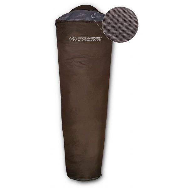 TRIMM TRIMM FESTA Спален чувал, кафяво, размер 230 см - десен цип