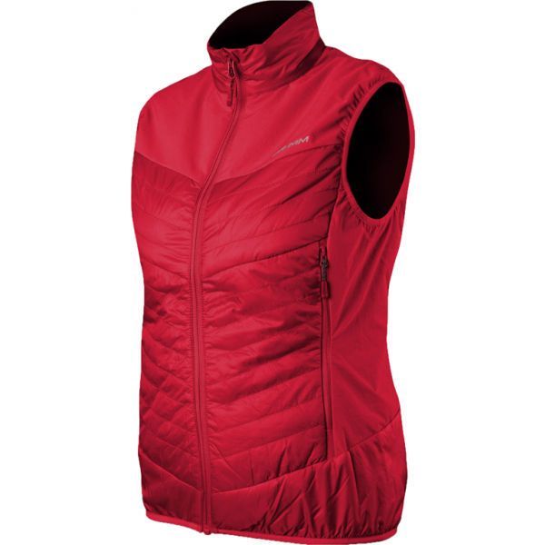 TRIMM TRIMM ZENA VEST Дамски целогодишен елек, червено, размер XS