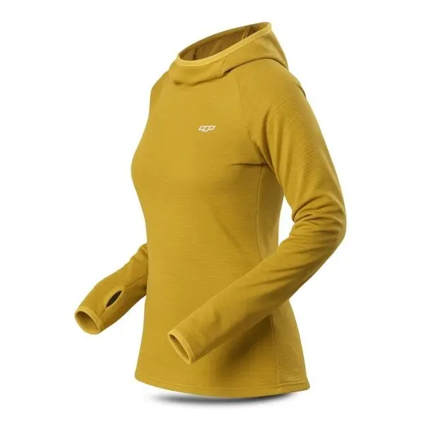 TRIMM TRIMM VERONA Дамски функционален суичър, жълто, размер