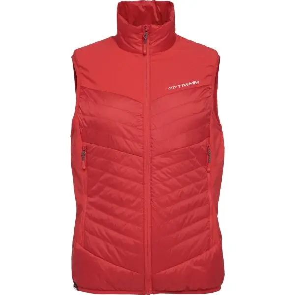 TRIMM TRIMM ZENA VEST Дамски целогодишен елек, червено, размер XXL