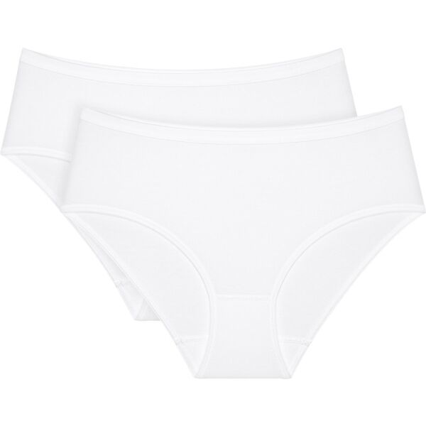 TRIUMPH TRIUMPH SENSE OF COTTON MIDI 2P Дамски бикини, бяло, размер
