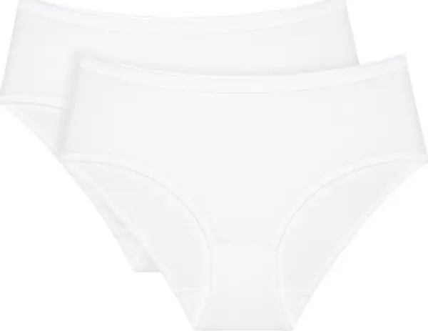 TRIUMPH TRIUMPH SENSE OF COTTON MIDI 2P Дамски бикини, бяло, размер