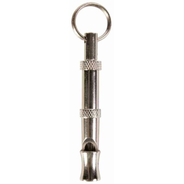 TRIXIE TRIXIE HIGH FREQUENCY WHISTLE Високо честотна свирка, сребърно, размер