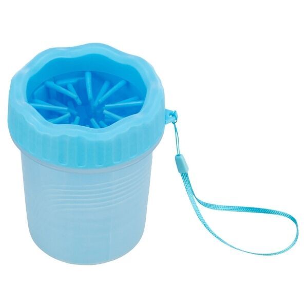 TRIXIE TRIXIE PAW CLEANER M-L Съд за почистване на лапички на домашно животно, синьо, размер