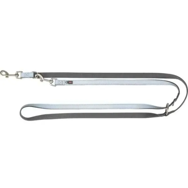 TRIXIE TRIXIE PREMIUM REFLECT M/L Светлоотразителен повод, сиво, размер M-L