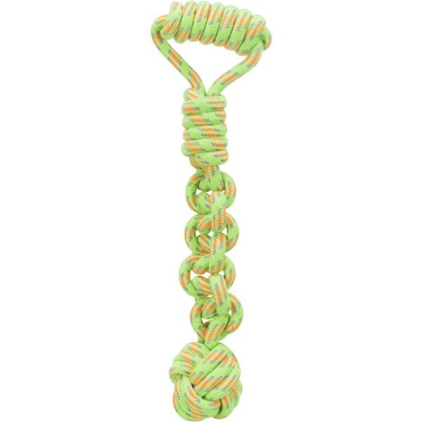 TRIXIE TRIXIE COTTON TUGGER BALL Въже за кучета, микс, размер UNI