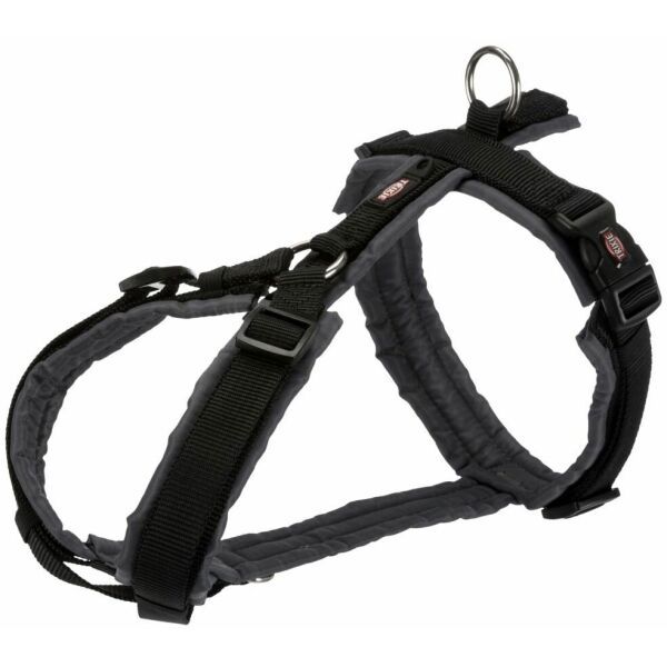 TRIXIE TRIXIE PREMIUM DOG HARNESS S-M Тренировъчен намордник за куче, черно, размер os