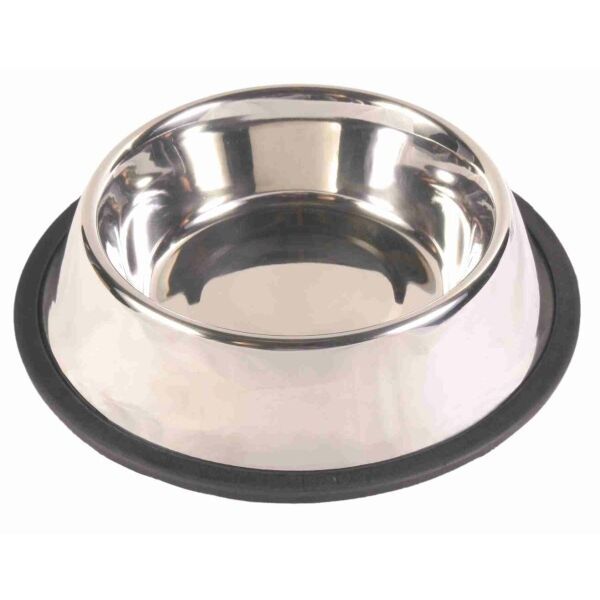TRIXIE TRIXIE STAINLESS STEEL BOWL 700ML Неръждаема купа, сребърно, размер os