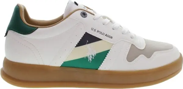 U.S. POLO ASSN. U.S. POLO ASSN. CAMPY Мъжки маратонки, бяло, размер