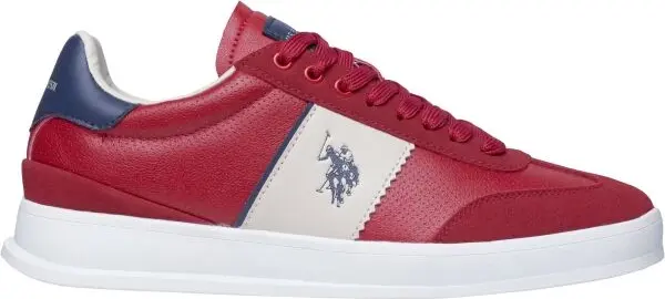 U.S. Polo Assn. U.S. POLO ASSN. CAMPY Мъжки маратонки, червено, размер