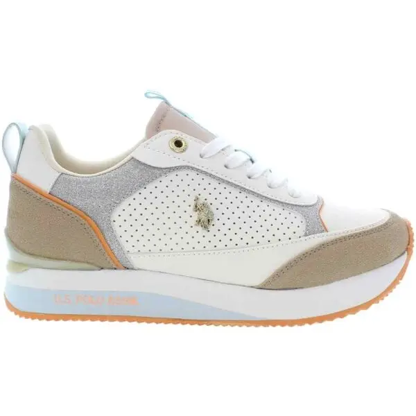 U.S. Polo Assn. U.S. POLO ASSN. FRISBY Дамски спортни обувки, бяло, размер