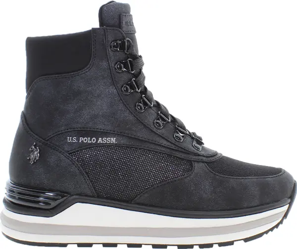 U.S. Polo Assn. U.S. POLO ASSN. OPHRA004 Дамски високи кецове, черно, размер