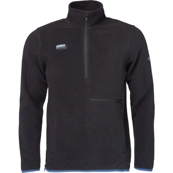 Umbro Umbro ANKER Мъжки зимен суитшърт от полар, черно, размер