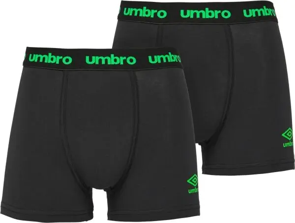 Umbro Umbro BOXER SHORT 2 PACK Мъжки боксерки, черно, размер