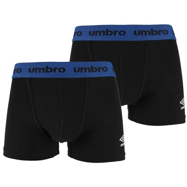 Umbro Umbro BOXER SHORT 2 PACK Мъжки боксерки, черно, размер