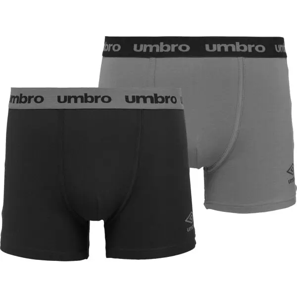 Umbro Umbro BOXER SHORT 2 PACK Мъжки боксерки, черно, размер