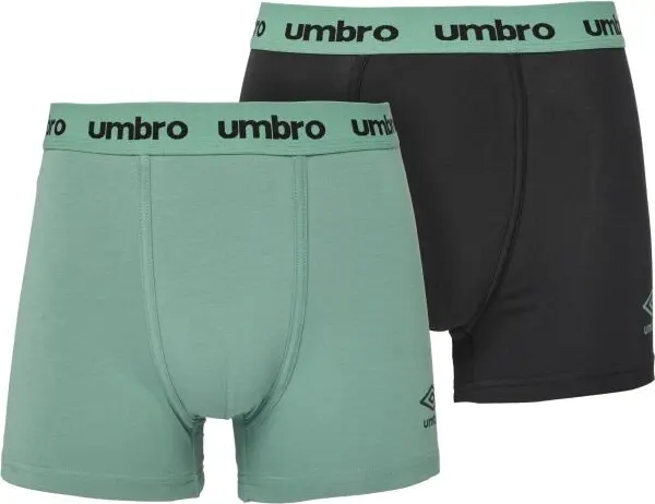 Umbro Umbro BOXER SHORT 2 PACK Мъжки боксерки, черно, размер
