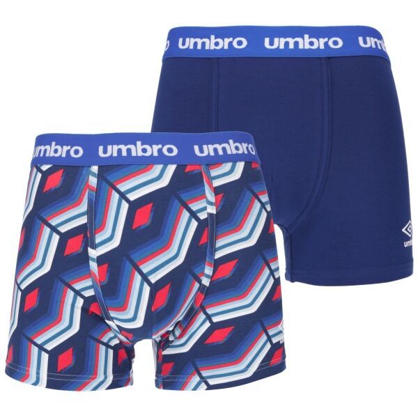 Umbro Umbro BOXER SHORT 2 PACK Мъжки боксерки, синьо, размер