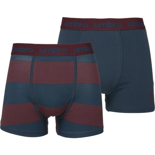 Umbro Umbro BOXER SHORT 2 PACK Мъжки боксерки, синьо, размер