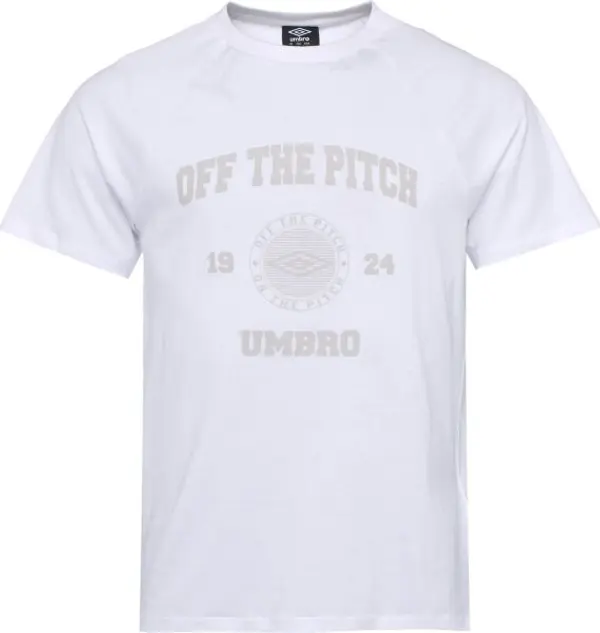 Umbro Umbro COLLEGIATE GRAPHIC TEE Мъжка тениска, бяло, размер