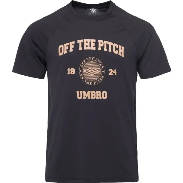 Umbro Umbro COLLEGIATE GRAPHIC TEE Мъжка тениска, черно, размер